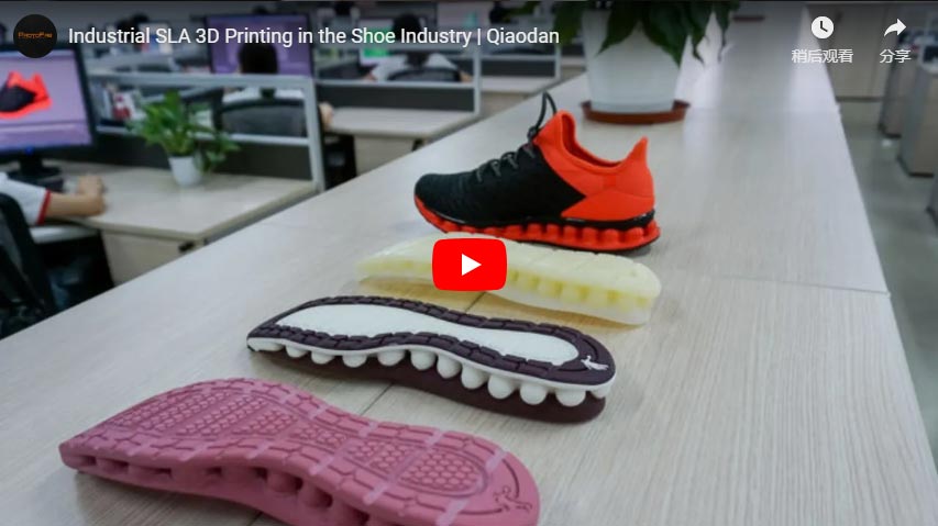 Industrieller SLA-3D-Druck in der Schuhindustrie