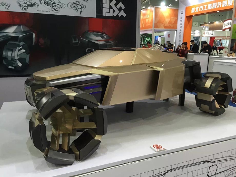 3D-printed-concept-car-model